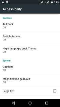 Night lamp App Lock Theme screenshot 5