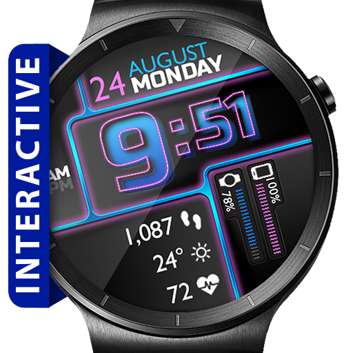 Roboxic HD WatchFace Widget Live Wallpaper icon
