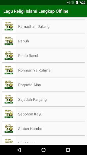 Lagu Religi Islami Offline   Lirik screenshot 5