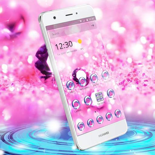 Pink Diamond Glitter Theme 1.1.5