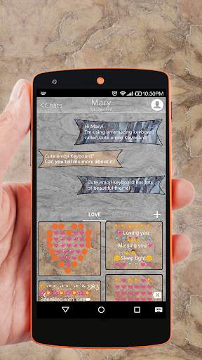 Stone Emoji Keyboard Theme स्क्रीनशॉट 2