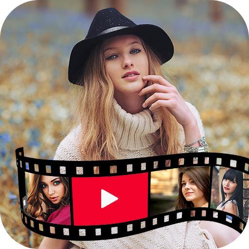 Photo video maker with music icon