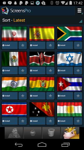 Flags Live Wallpapers HD screenshot 3