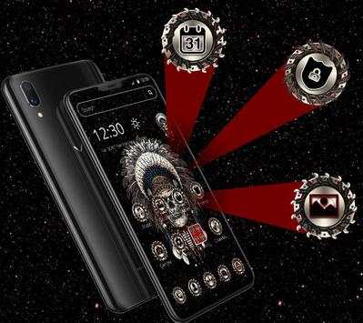 Devil Death Skull Launcher Theme💀 screenshot 4