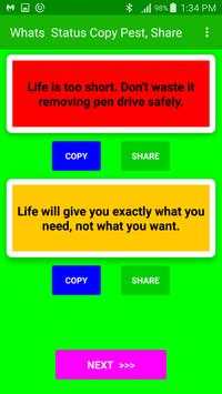 Whats Status Copy Paste,Share screenshot 3