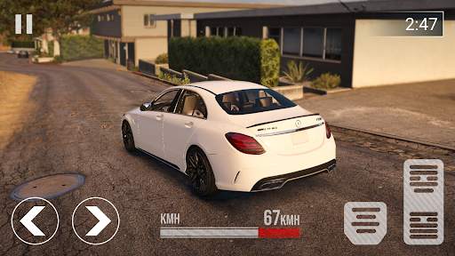 Race Dart Mercedes C63 Driving screenshot 4