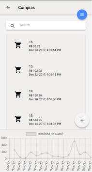 Shopping List: line and bar charts, budge control screenshot 4