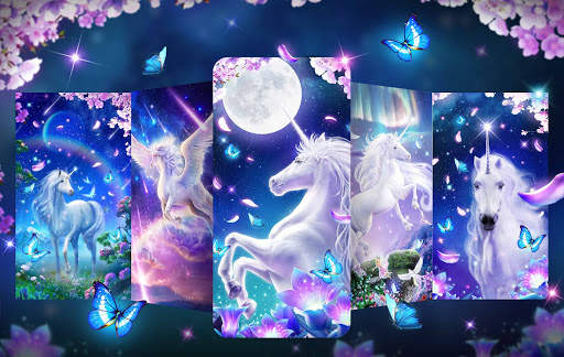 Graceful Unicorn Live Wallpaper screenshot 1