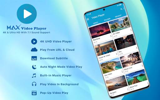 MAX Video Player - All Format Video Player screenshot 1