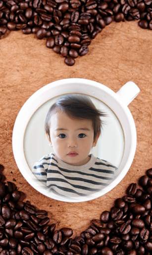 Coffee Cup Photo Frame Good Morning Application 24 تصوير الشاشة