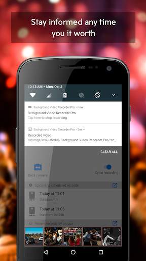 Background Video Recorder Pro स्क्रीनशॉट 6