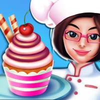 My street bakery shop & Cakes and cooking Game. logo