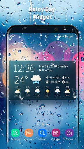 Real-time weather temperature report & widget screenshot 2