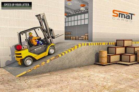 Lifter Cargo Simulator 3D Fork-lifter Game 4 تصوير الشاشة