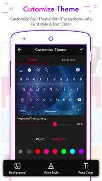 Neon Blue Keyboard screenshot 6