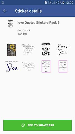Love Quotes Stickers for WhatsApp screenshot 9