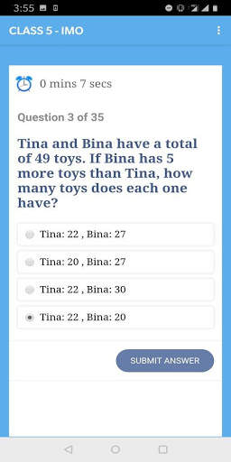 CLASS 5 - IMO - MATHS OLYMPIAD screenshot 5