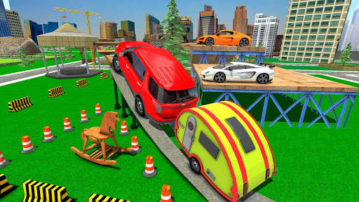 Camper Van Parking Trailer Cruiser Car Driving screenshot 6
