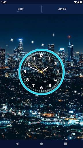 Night Sky Clock Wallpapers screenshot 7