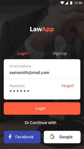 LawApp - Template screenshot 1