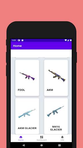 Free Skins : Daily Free PUBG Skins & Weapon Skins screenshot 1