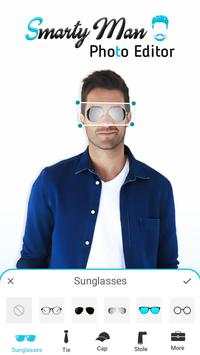 Smarty Man Photo Editor – Men Mustache, Hairstyle screenshot 2
