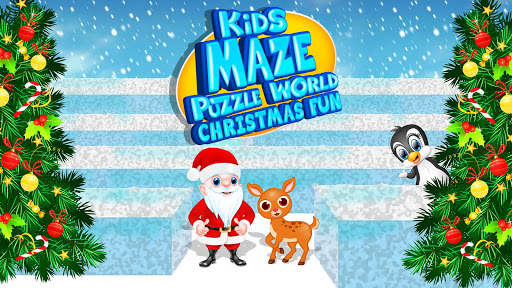 Kids Maze : Educational Puzzle Christmas Fun screenshot 1