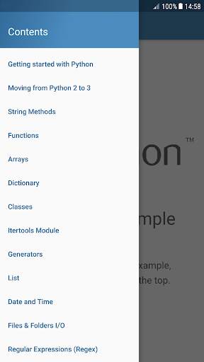 Learn Python language - Python by example screenshot 2