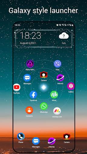 Newlook Launcher - Galaxy Star screenshot 1