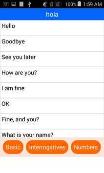 Speak - Talk Learn Spanish screenshot 1