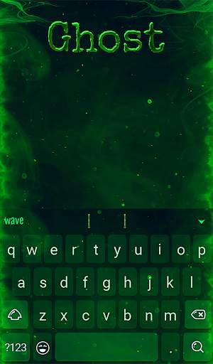Ghost Animated Keyboard   Live Wallpaper screenshot 2