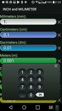 Milimeter and Inch (mm & in) Convertor screenshot 6