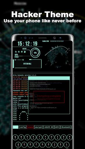 Hacker Theme Launcher screenshot 1