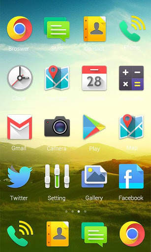 Air Theme - ZERO Launcher screenshot 2