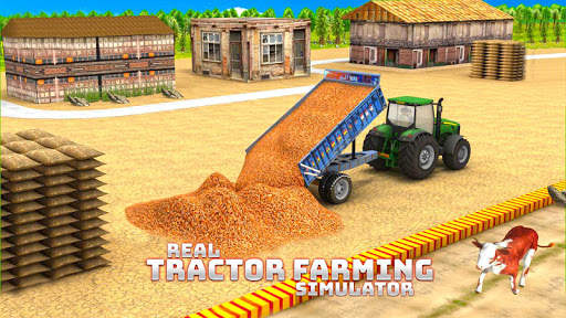 Real Tractor Farming Simulator 2020 3D Game screenshot 2