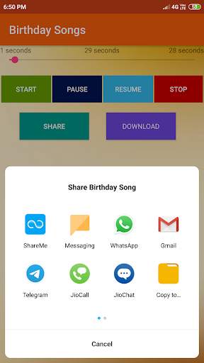 Kannada birthday songs - ಜನ್ಮದಿನದ ಹಾಡು screenshot 4