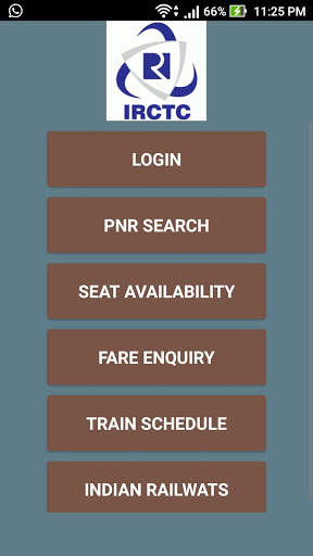 Railway Reservation screenshot 1