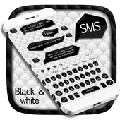 SMS Schwarz Weiß Tastatur icon