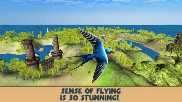 Swallow Simulator - Flying Bird Adventure screenshot 1