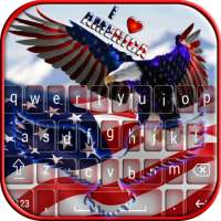 American Flag For Keyboard   USA 2020 logo