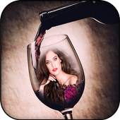 Wine Glass Photo Frame 1.0