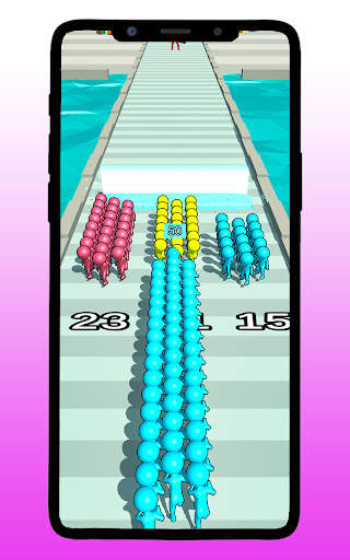 Push Crowd City Clash 3D Game screenshot 6