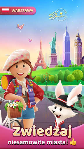 Travel Crush: gra podróżnicza dopasuj 3 screenshot 4