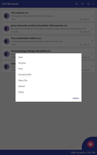 CSV File Viewer скриншот 16