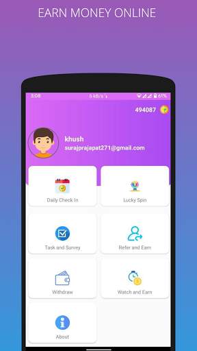 Earn Money Online -  Earning App 2021 स्क्रीनशॉट 2