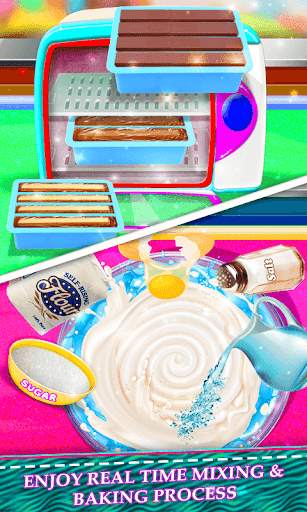 Real Cakes Cooking Game! Rainbow Unicorn Desserts screenshot 2