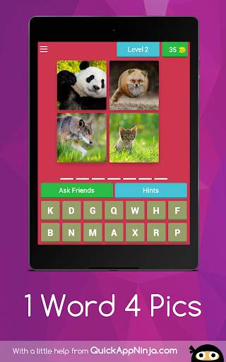 1 Word 4 Picture's Quiz (guess and Earn) स्क्रीनशॉट 15