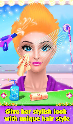 Girl Hair Do Design Salon Game screenshot 5