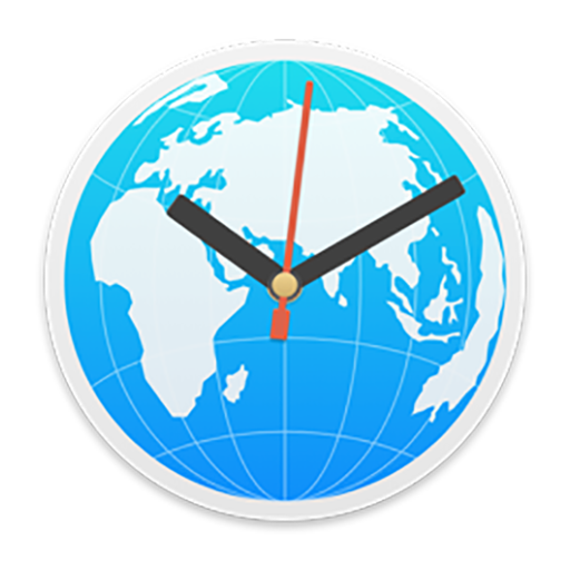 Timezone clock icon