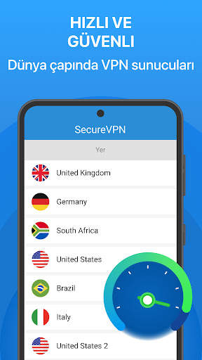 Secure VPN - Süper Hızlı Proxy screenshot 2